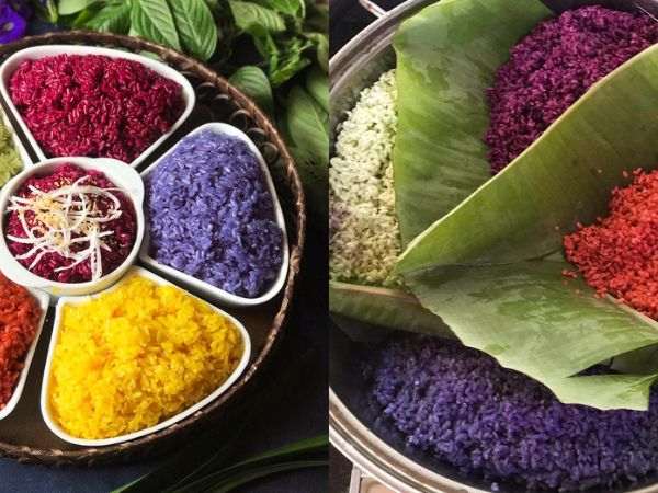 Xôi ngũ sắc tỉnh Cao Bằng