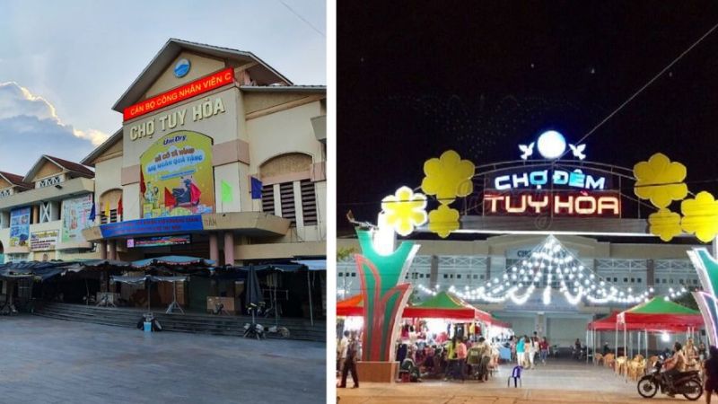 Chợ Tuy Hòa và chợ đêm Tuy Hòa 