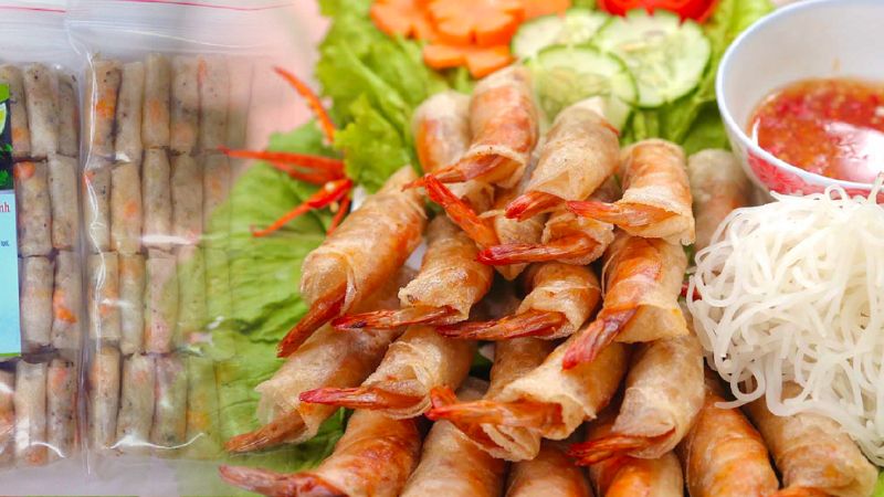 Chả ram tôm đất 