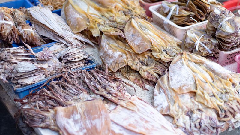 Hải sản khô đặc sản của Phú Yên