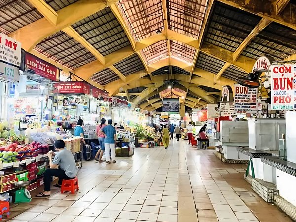 Cấu trúc độc đáo của chợ Bến Thanh