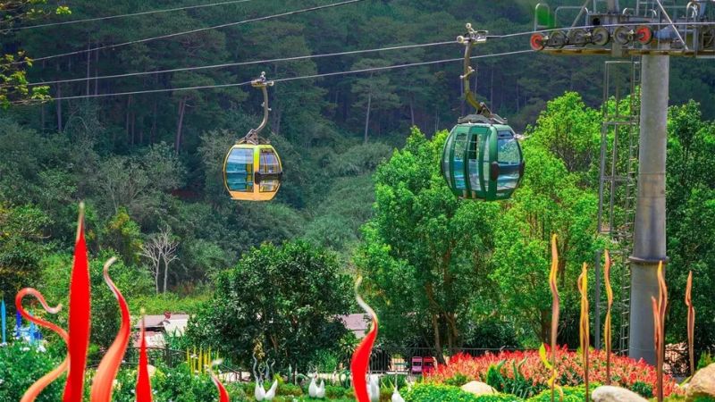 Thời gian thích hợp nhất để đi cáp treo Đà Lạt