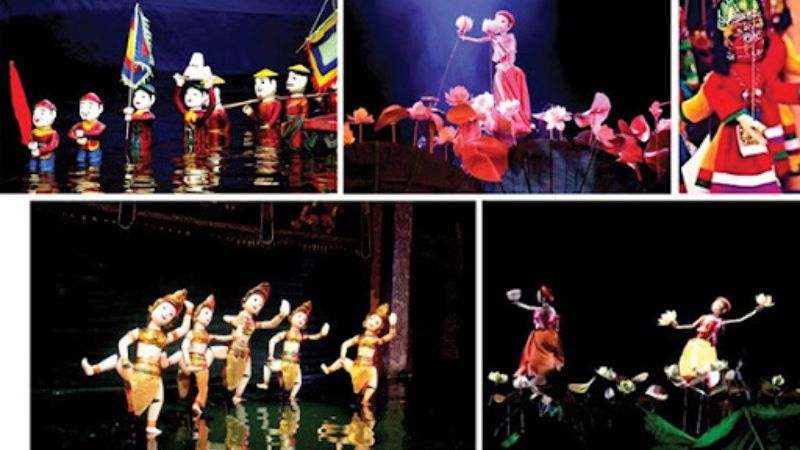 Múa rối nước tại Bảo tàng Lịch sử HCM