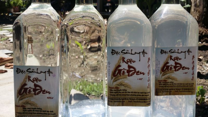 Đặc sản Long An rượu Gò Đen