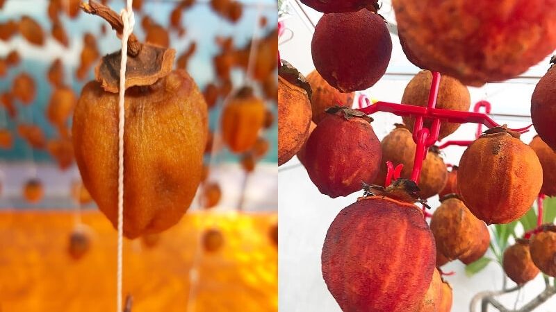 Cách bảo quản hồng treo gió 