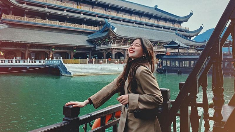 Ảnh chụp tại chùa Tam Chúc