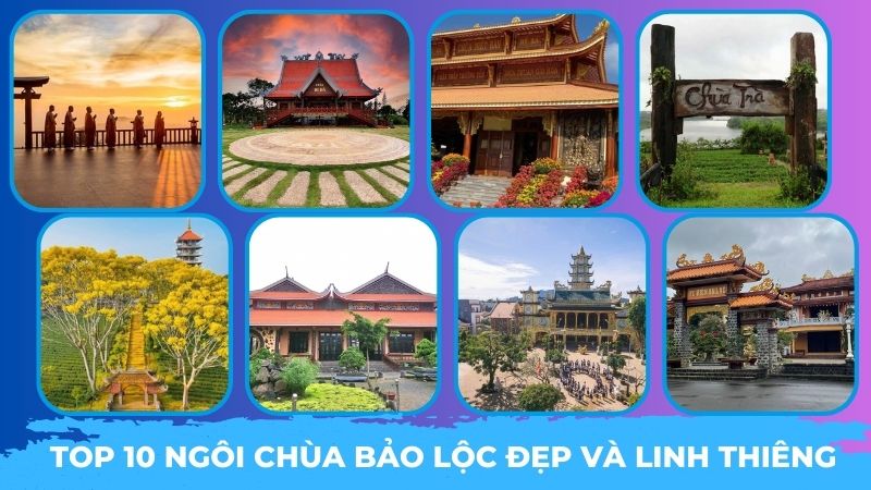 Ngôi chùa Bảo Lộc đẹp và linh thiêng