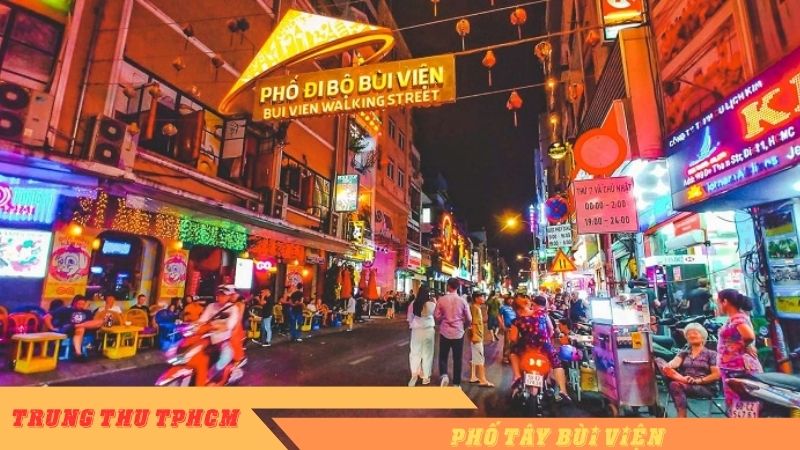 Phố Tây Bùi Viện đêm trung thu