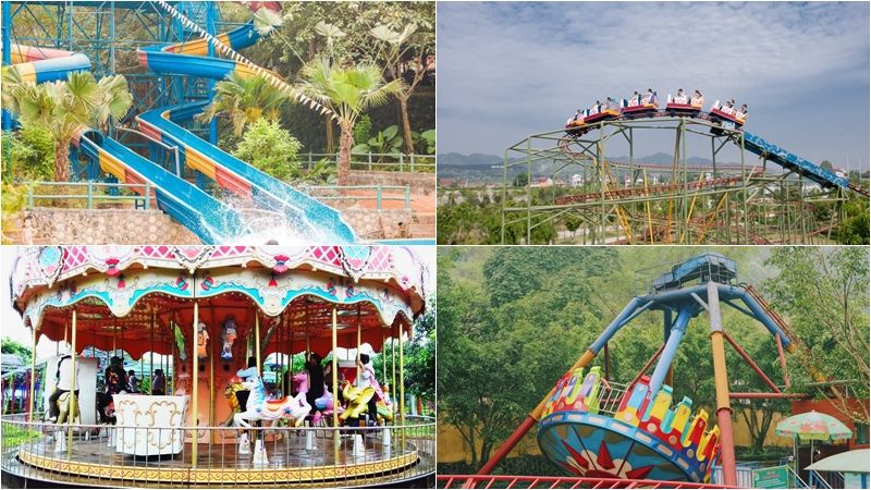 Các trò chơi cảm giác mạnh tại Ao Vua