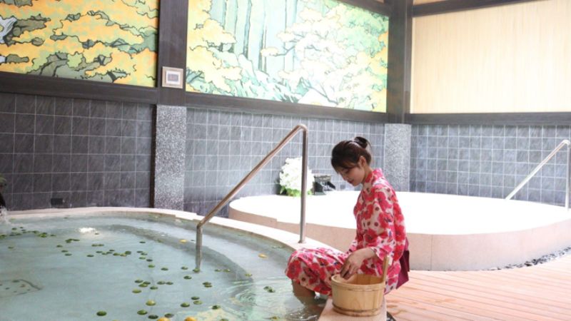 Tắm thảo dược Ao Vua Ba Vì