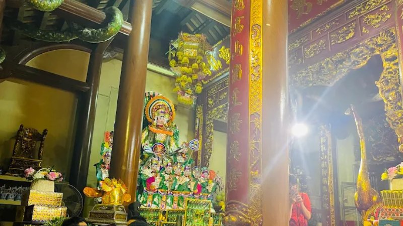 Các khu thờ tự chính trong đền