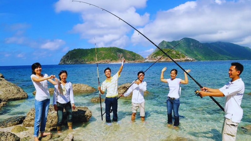 Trải nghiệm câu cá tại Bãi Gốc Đông Hòa Phú Yên