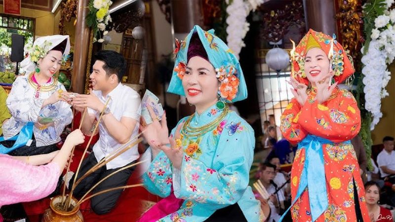 Nghi lễ hầu đồng ở Đền Bà Chúa Thác Bờ
