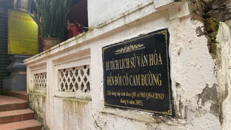 Di tích lịch sử Đền Đôi Cô Cam Đường