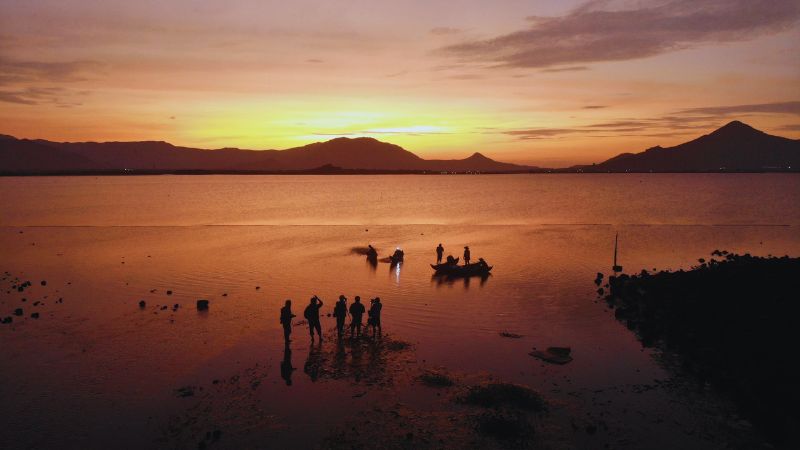 Đón bình minh chợ Nại Ninh Thuận