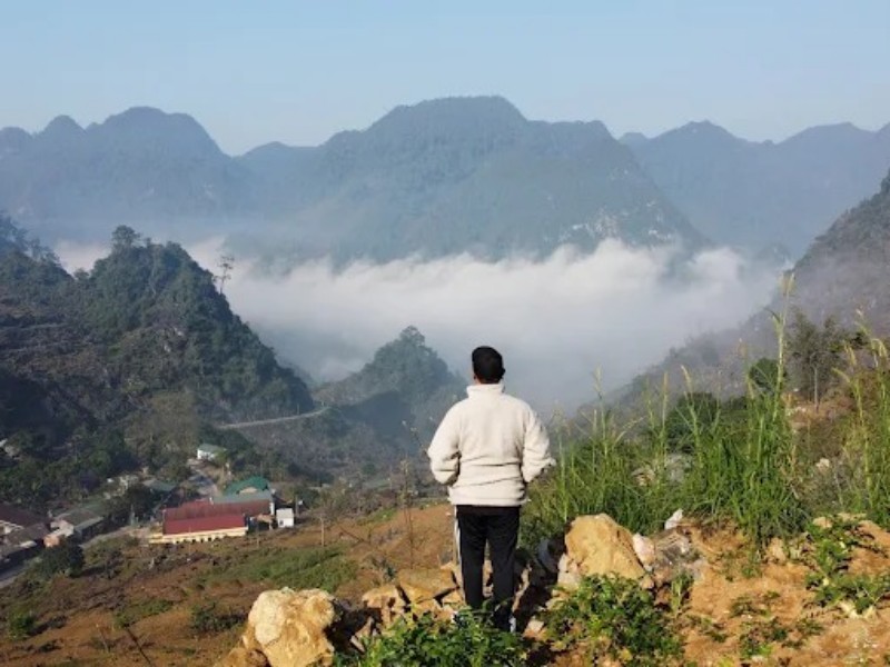 Ngắm nhìn thung lũng Tam Sơn và thị trấn Quản Bạ từ trên cao