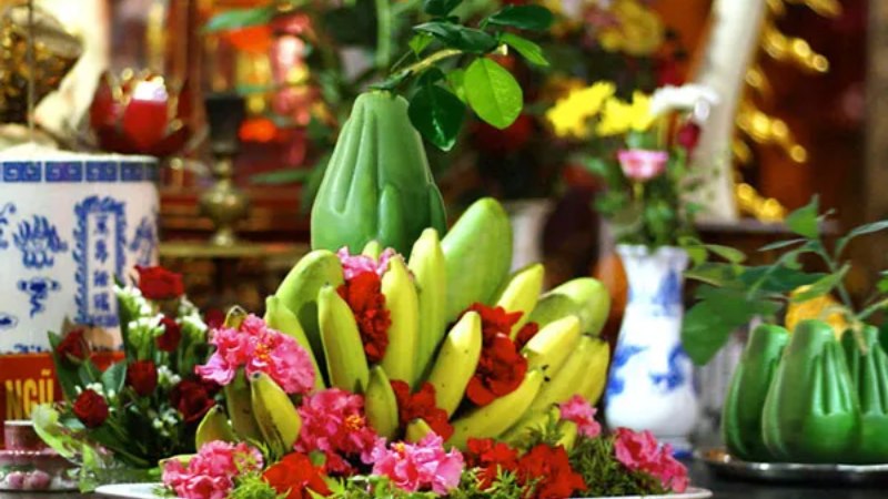 Sắm lễ dâng Cô Đôi Cam Đường