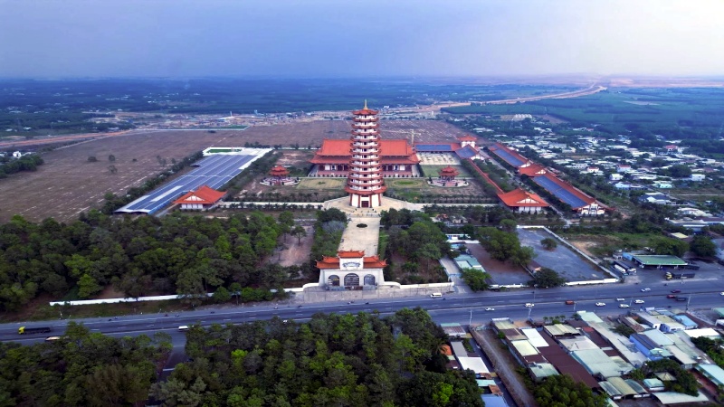 Chùa Quốc Ân Khải Tường một trong những ngôi chùa lớn và đẹp nhất tại Đồng Nai