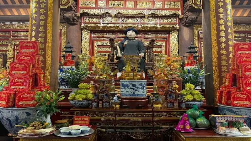 Đền Bảo Hà thờ danh tướng Nguyễn Hoàng Bảy, một vị tướng tài ba có công lớn trong việc đánh đuổi giặc ngoại xâm