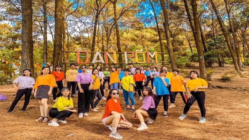 Các hoạt động Teambuilding sôi động tại khu du lịch sinh thái Bản Rõm