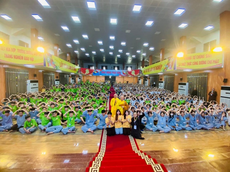 Kh&oacute;a tu m&ugrave;a h&egrave; tại ch&ugrave;a Di&ecirc;n Quang năm 2024