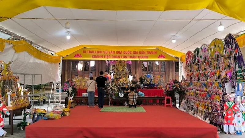 Đền Quan Lớn Tuần Tranh nổi tiếng linh ứng, với niềm tin cầu g&igrave; được nấy