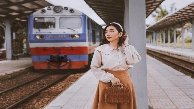 Ga Tháp Chàm là điểm checkin cực hot của giới trẻ