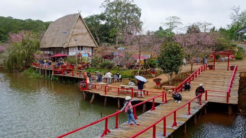 Hồ Đăk Ke c&oacute; nhiều g&oacute;c chụp ảnh cực chill