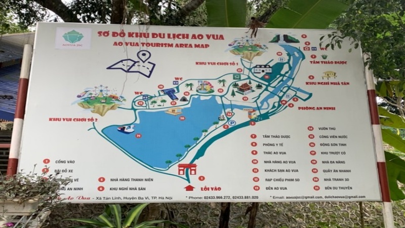 Khu du lịch Ao Vua Ba V&igrave; H&agrave; Nội