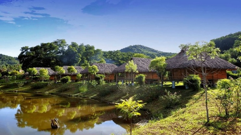 Thung lũng Bản X&ocirc;i l&agrave; một khu du lịch, nghỉ dưỡng v&agrave; cắm trại nổi tiếng tại huyện Ba V&igrave;, H&agrave; Nội