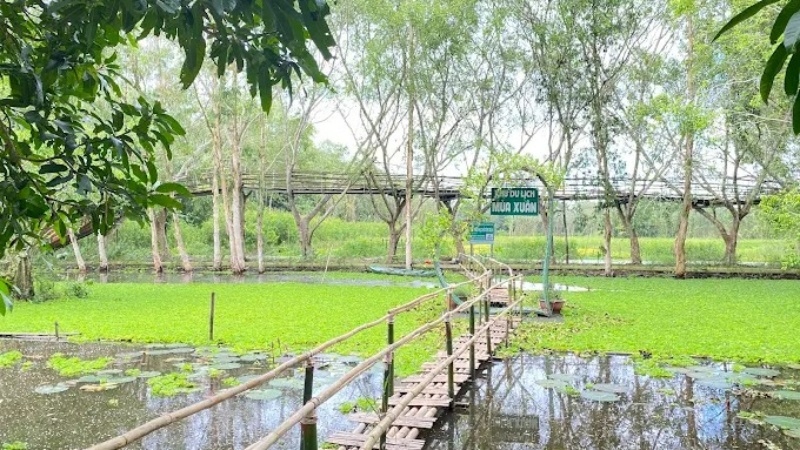 Khu du lịch Mùa Xuân sở hữu phong cảnh thiên nhiên tươi đẹp là địa điểm lý tưởng để chụp ảnh sống ảo