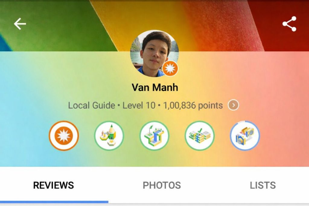 Hướng dẫn viên địa phương trên Google Maps