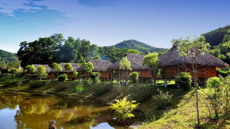 Hệ thống nhà sàn tại Thung lũng Bản Xôi 