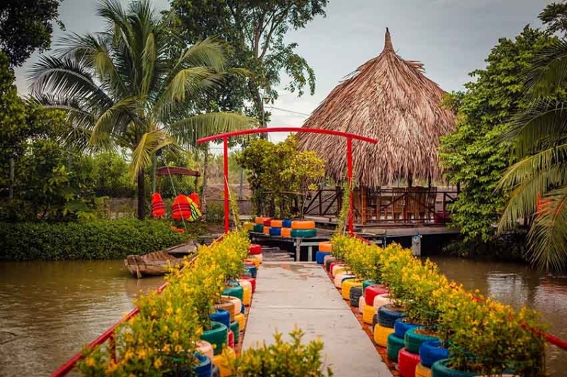 Vườn sinh thái sở hữu nhiều góc chụp ảnh ấn tượng, thu hút giới trẻ