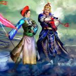 Bức tranh minh họa Hoàng đế Quang Trung (Nguyễn Huệ) và Công chúa Lê Ngọc Hân