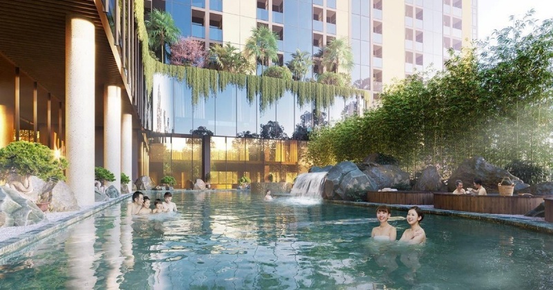Wyndham Lynn Times Thanh Thủy là tổ hợp nghỉ dưỡng 5 sao đẳng cấp nhất khu vực với công viên khoáng nóng Ohayo Onsen & Spa
