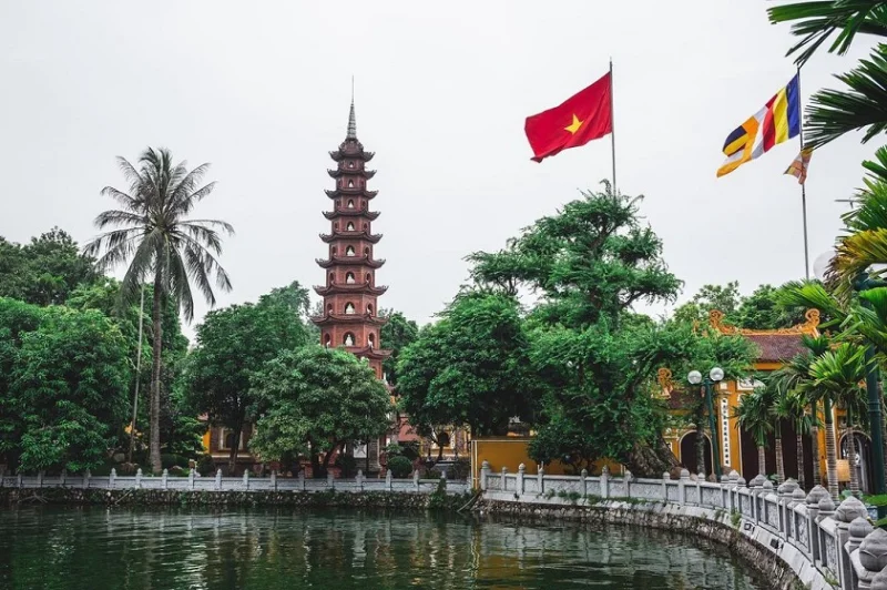 Chùa Trấn Quốc từng là trung tâm Phật giáo của kinh thành Thăng Long thời Lý - Trần